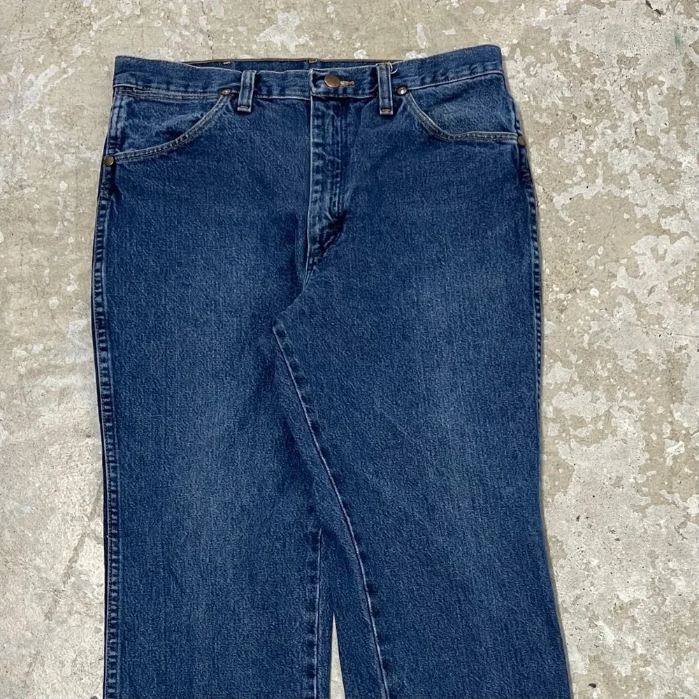 Wrangler Jeans 33x30 Blue Pants Slim 936 Cowboy Western‎ Denim Work Fits 31x30